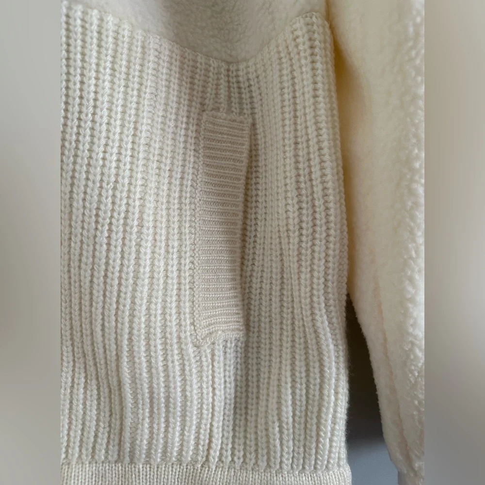 NWT Splendid Long Sleeve Tie Hem Quarter Zip Pullover size XS - Picture 10 of 10